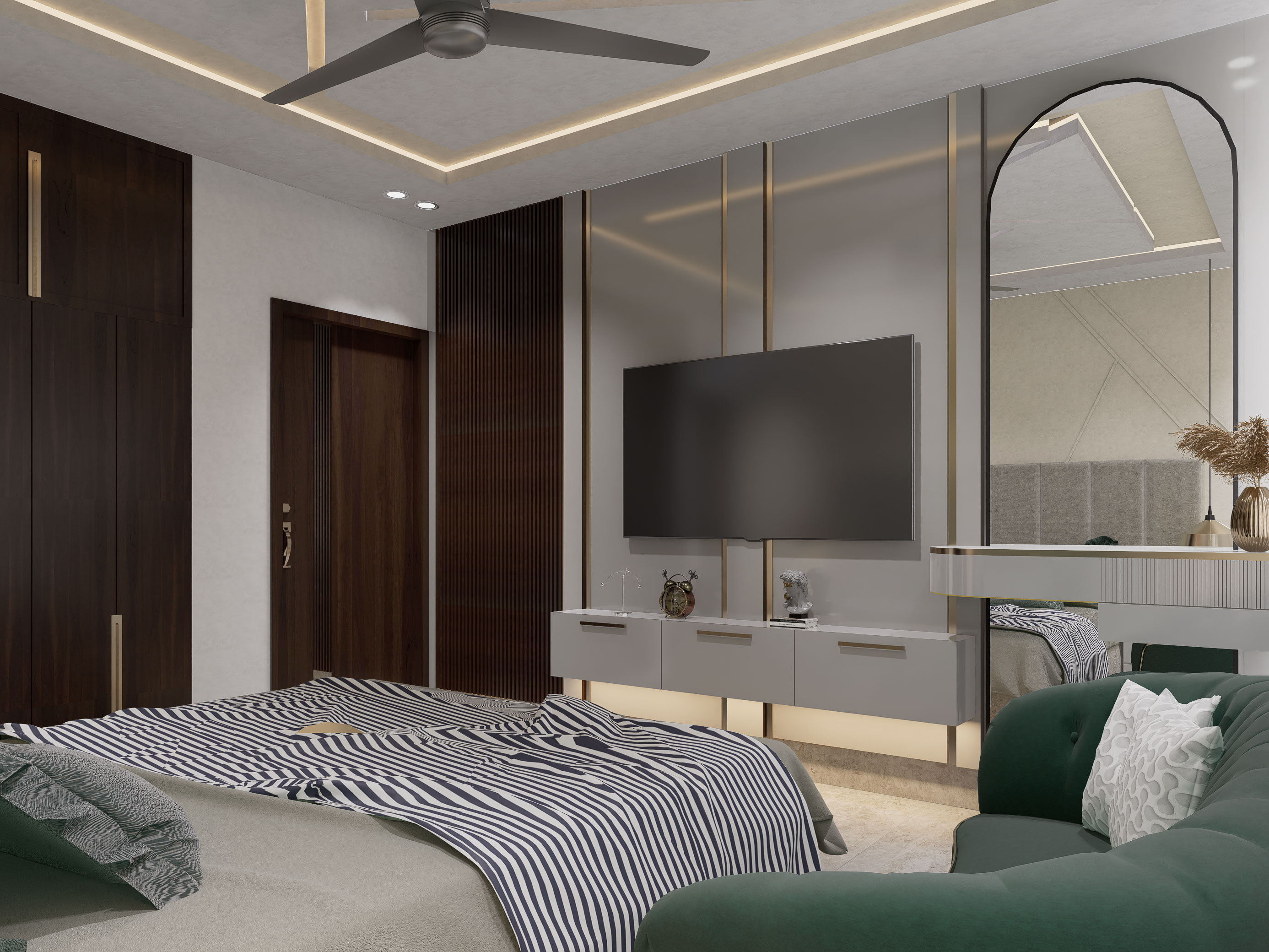 Bedroom Interior Rendering-5