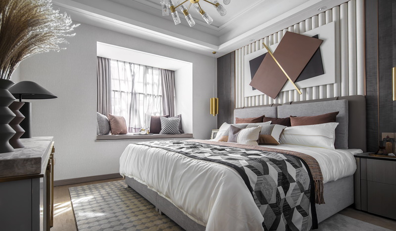 武汉弘阳印月府样板房 | 解读轻奢时尚与灰度艺术-5