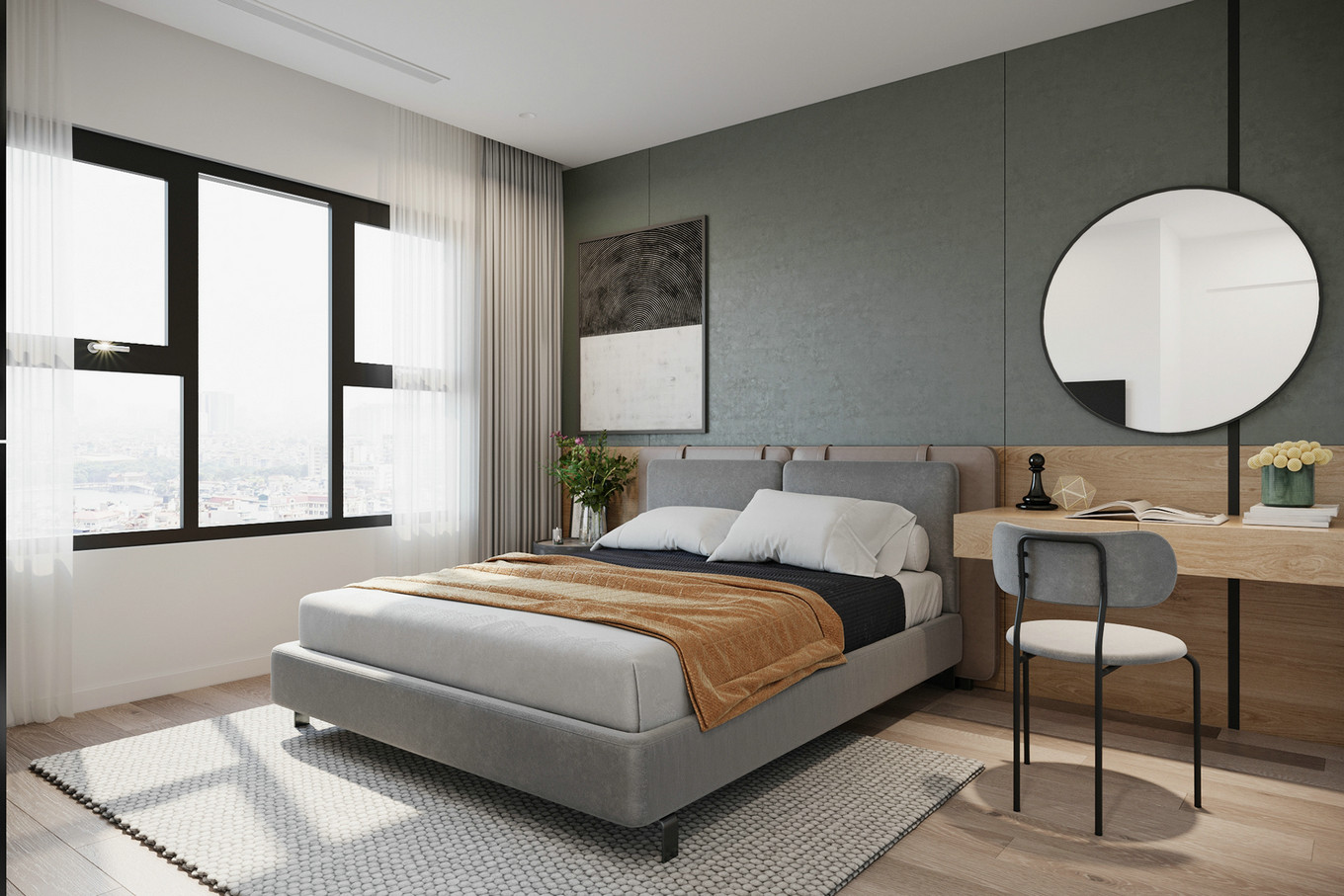 现代清简小公寓-6