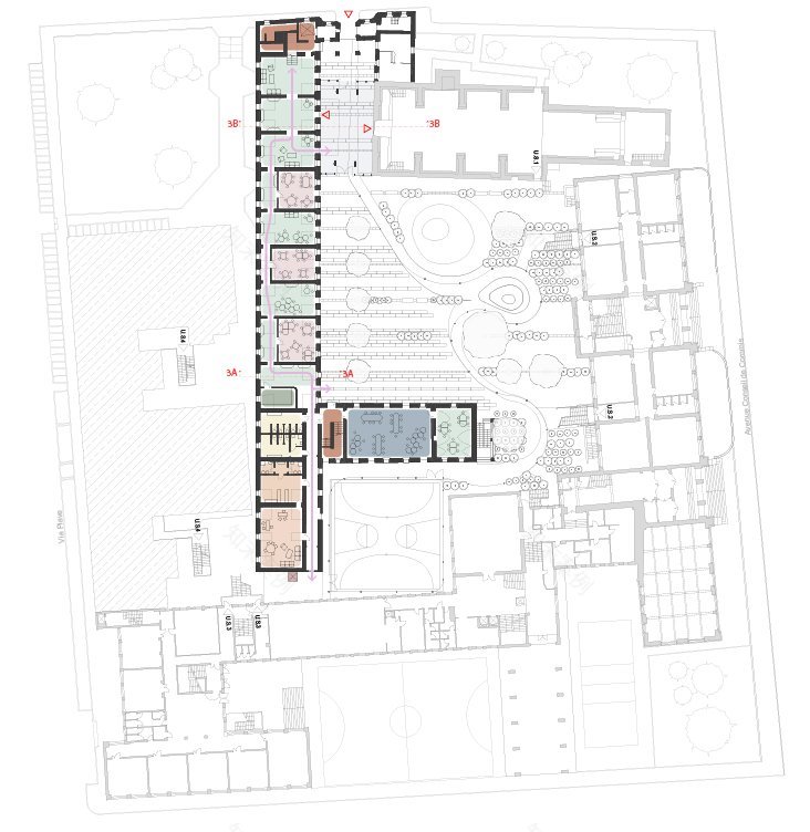 圣贝宁寄宿学校(注:Convitto常见意为寄宿学校等,Saint Benin一般指圣贝宁,具体需结合实际语境确定) 丨ItalyAosta丨llabb architects,Dodi Moss-4