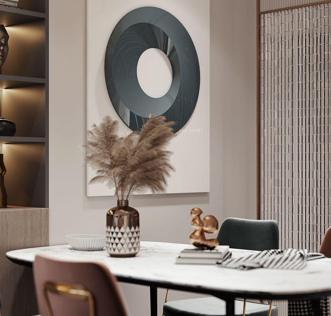 摩登橙意，品质生活——120 平现代设计-10