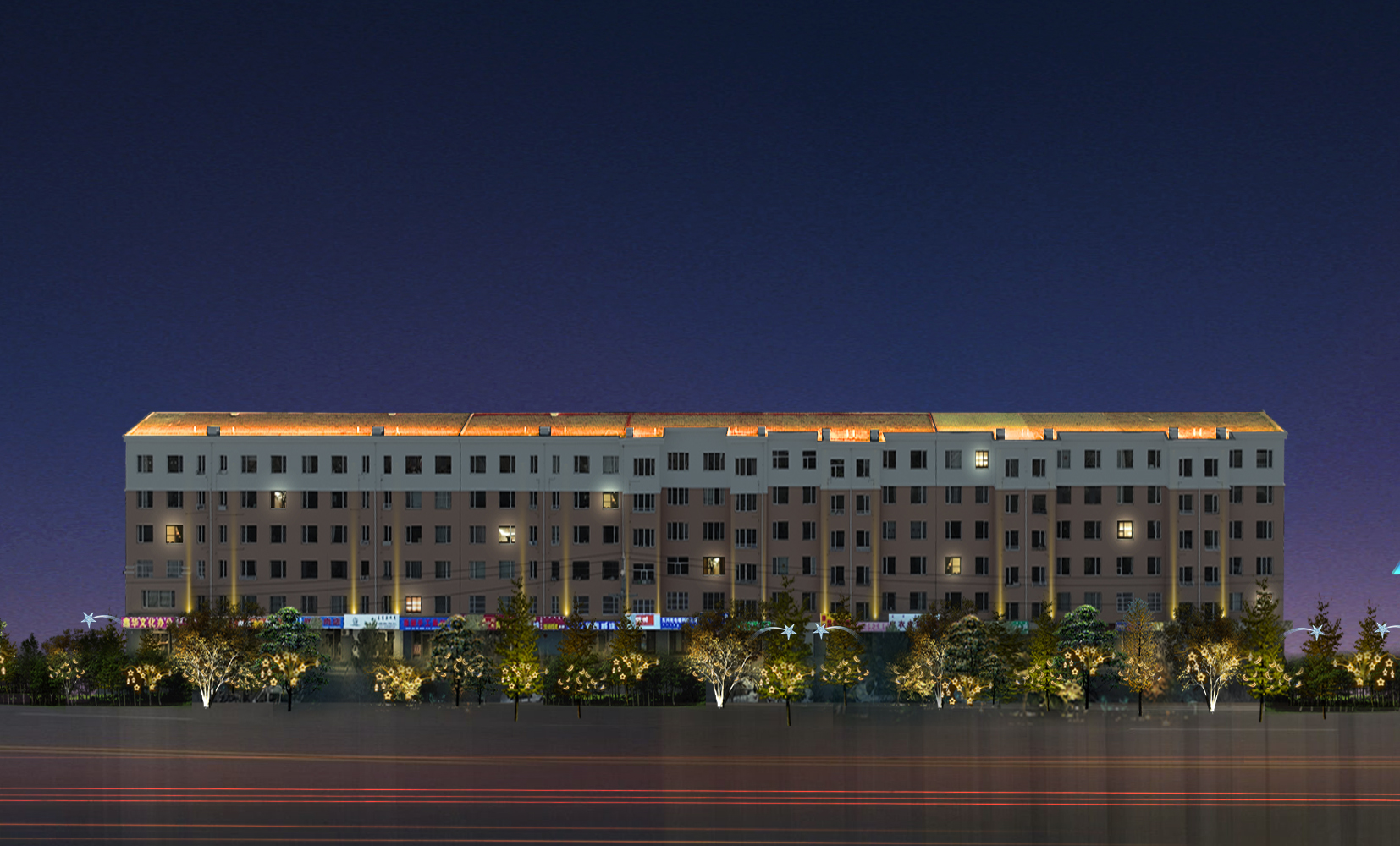 内蒙古乌拉特中旗夜景灯光亮化规划-32