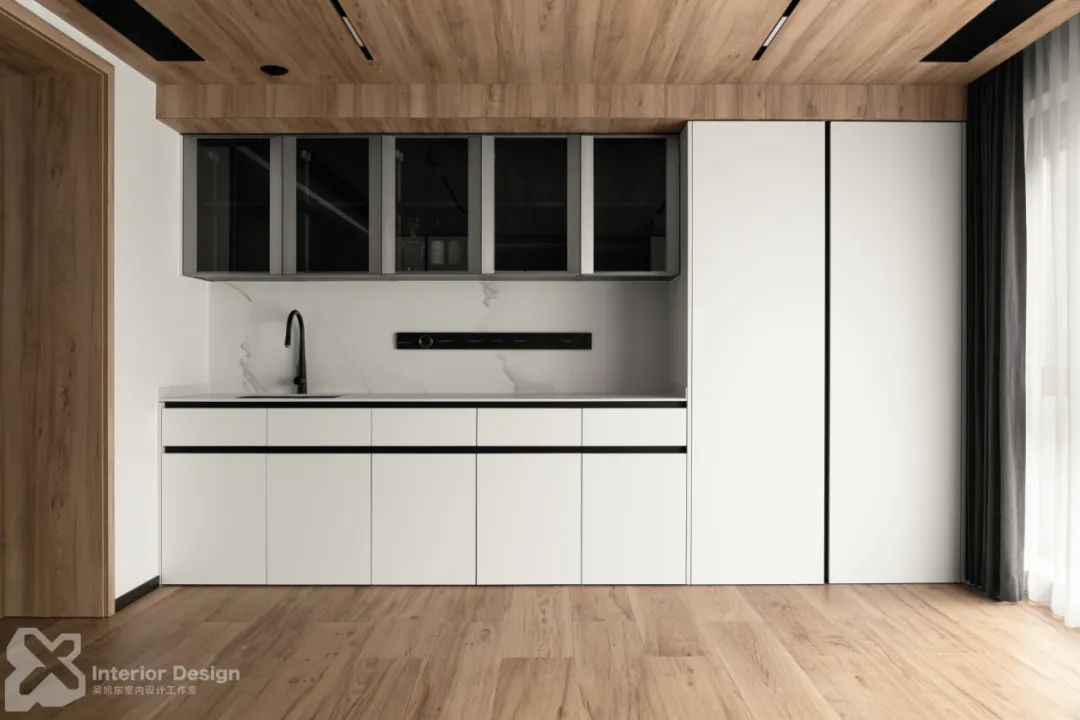 东阳 420㎡极简复式,黑白灰构建纯粹空间-44