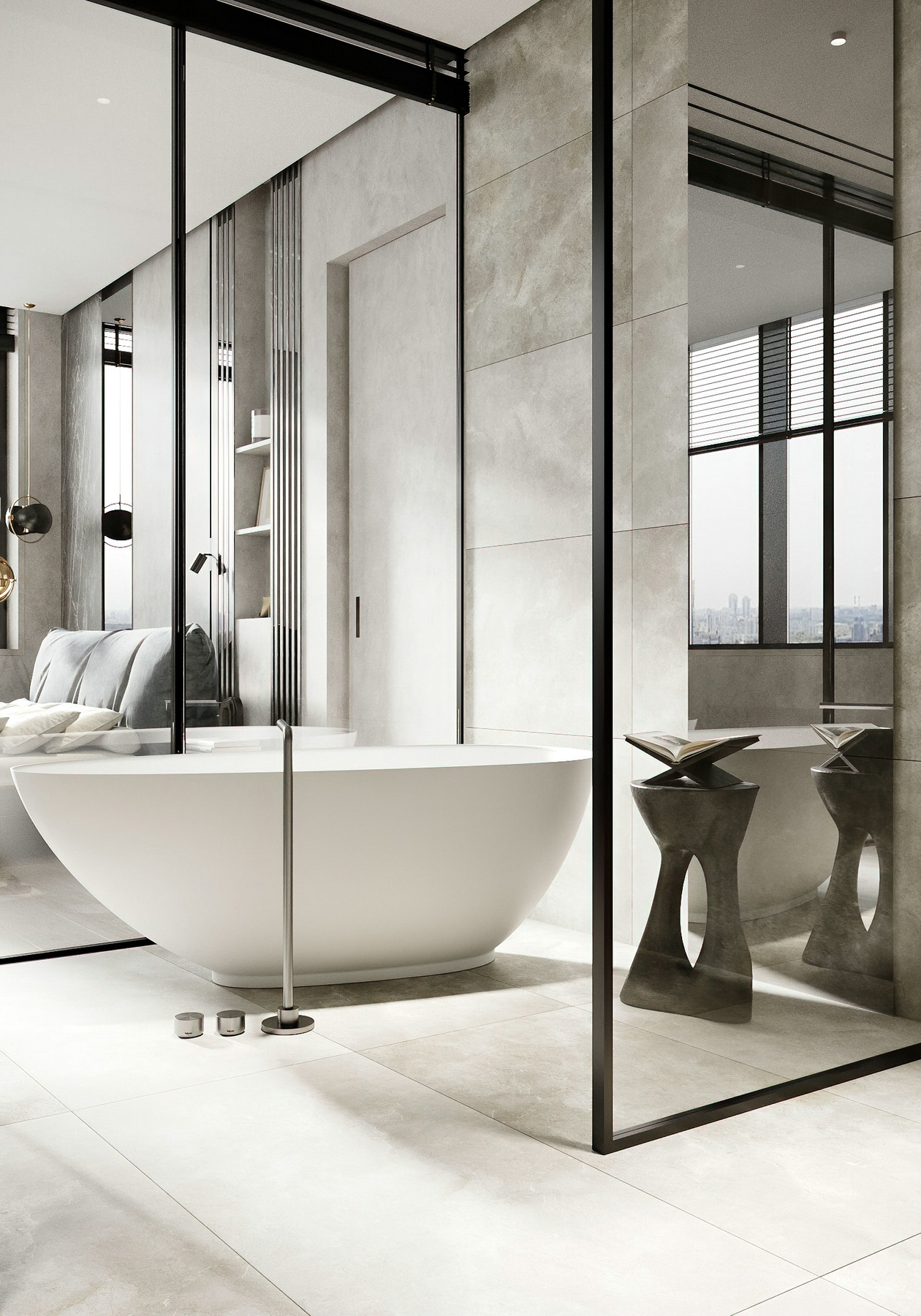 莫斯科简约风空间设计丨俄罗斯莫斯科-25