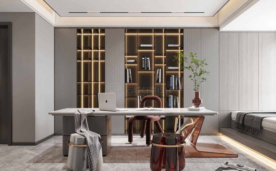 无界 光与影的交错 · 优雅家居空间设计丨云端点墨设计-10