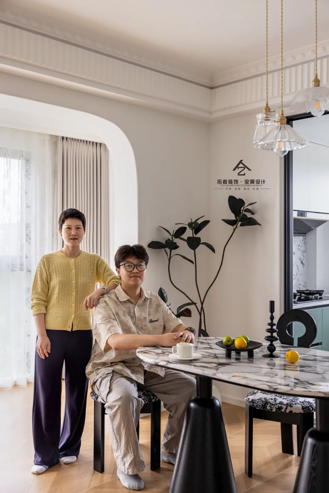 装饰.全案设计|现代小法式的宁静力量-56