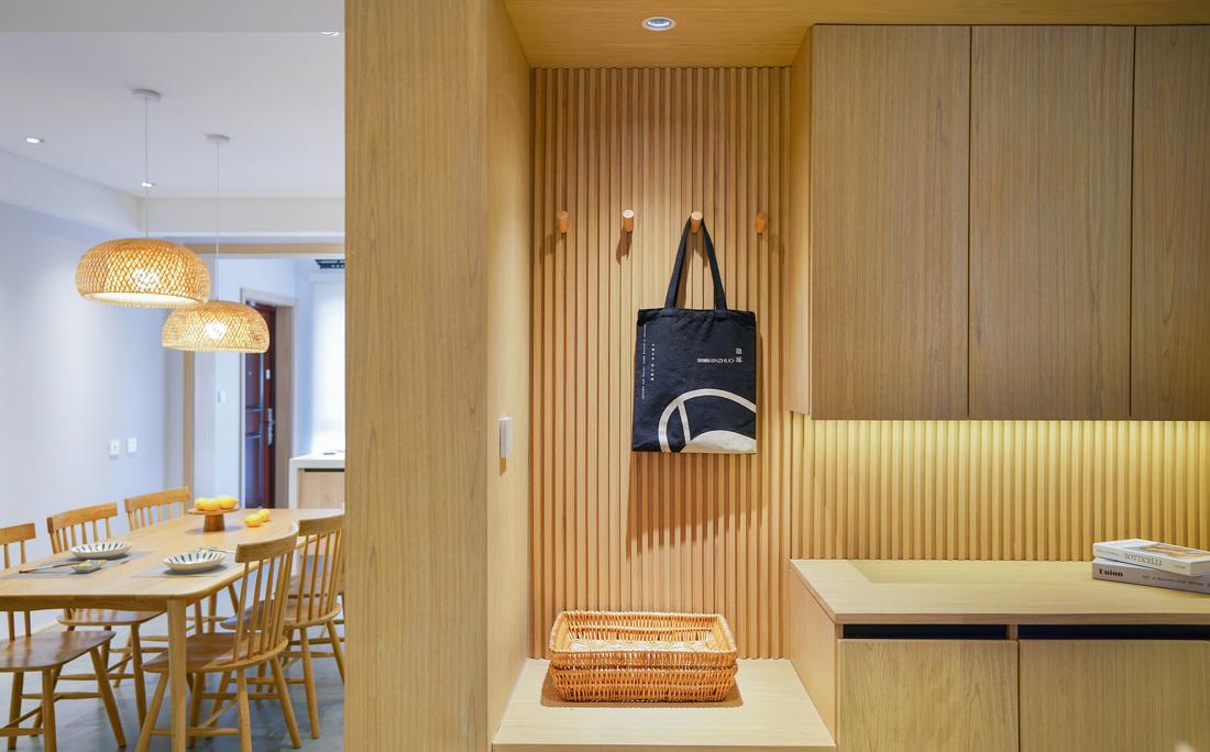 米度设计丨暖暖日式风，打造全面屏的家-13