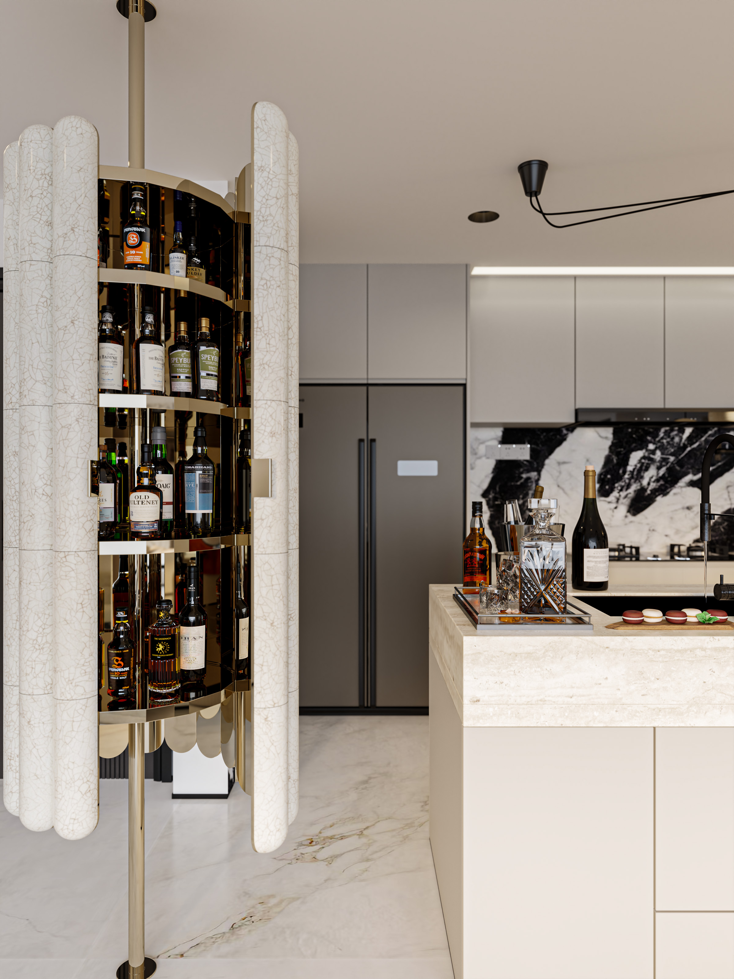 轻奢大平层效果表现-4