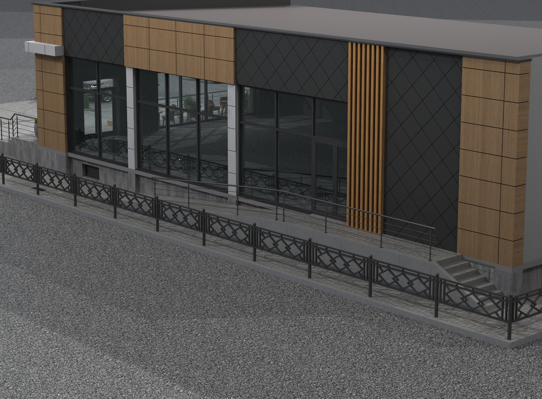 美食广场外部设计丨俄罗斯奔萨丨Design_14,Narek Azaryan-18