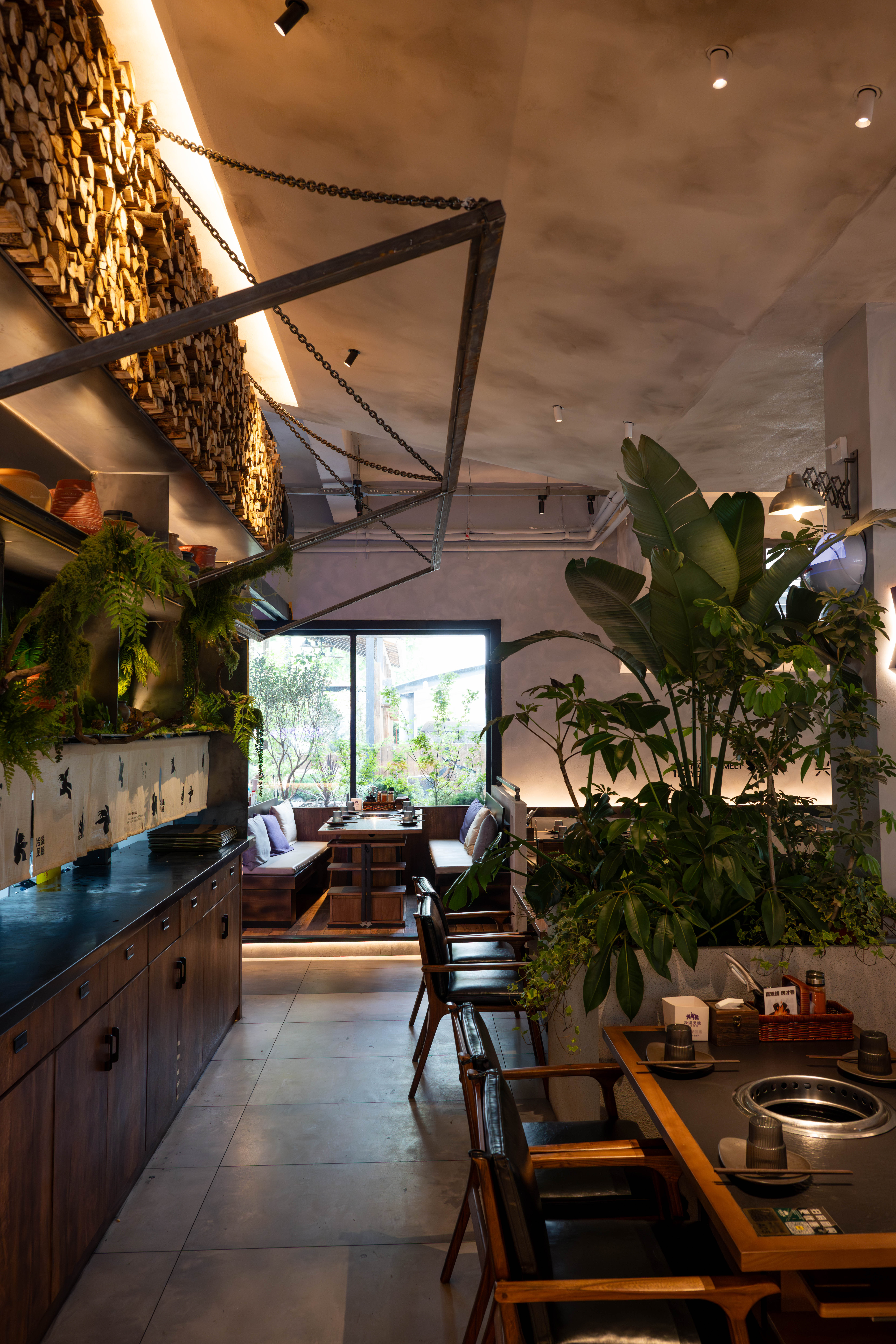 冷遇见暖融合烤肉丨中国郑州丨山野设计-27