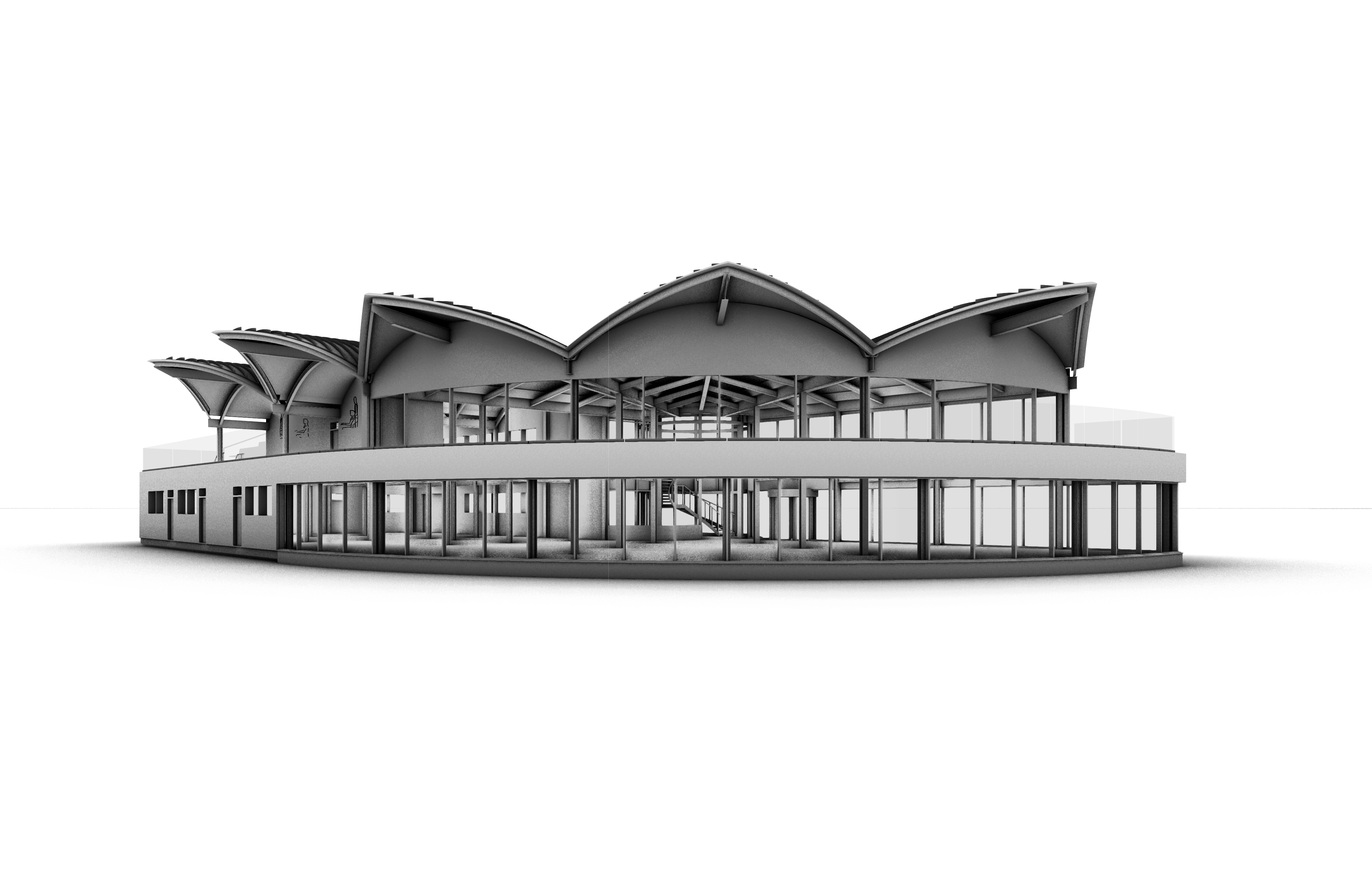 赛道之畔的炫酷“汽车秀”丨Chapman Partnership Architects-24