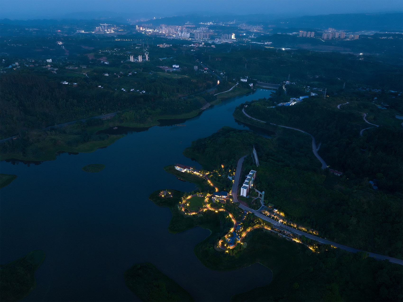 涪陵慧谷湖科创小镇白鹭湾示范区丨中国重庆丨重庆悦集建筑设计事务所-7