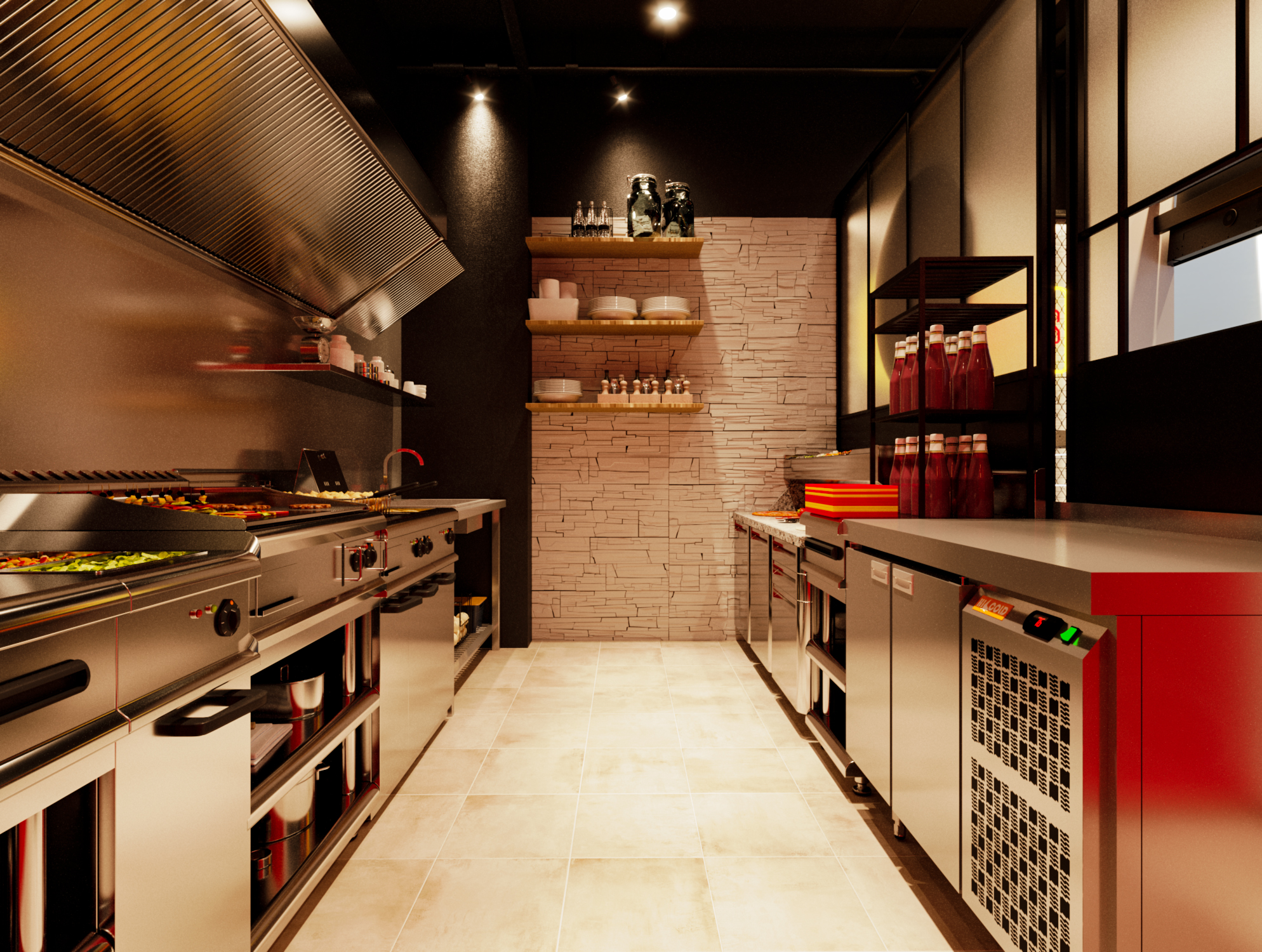 Fresh Burger 快餐店室内设计丨法国-8