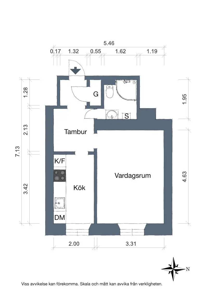 36 平米旧屋翻新，入口变办公室-13