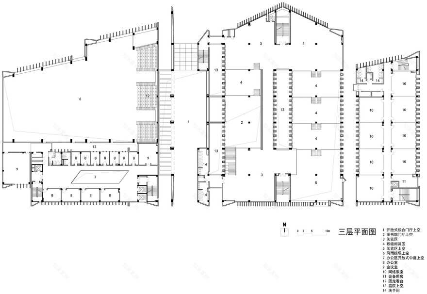 江西建设职业技术学院信息综合楼丨中国南昌丨华南理工大学建筑设计研究院有限公司陶郅工作室-67