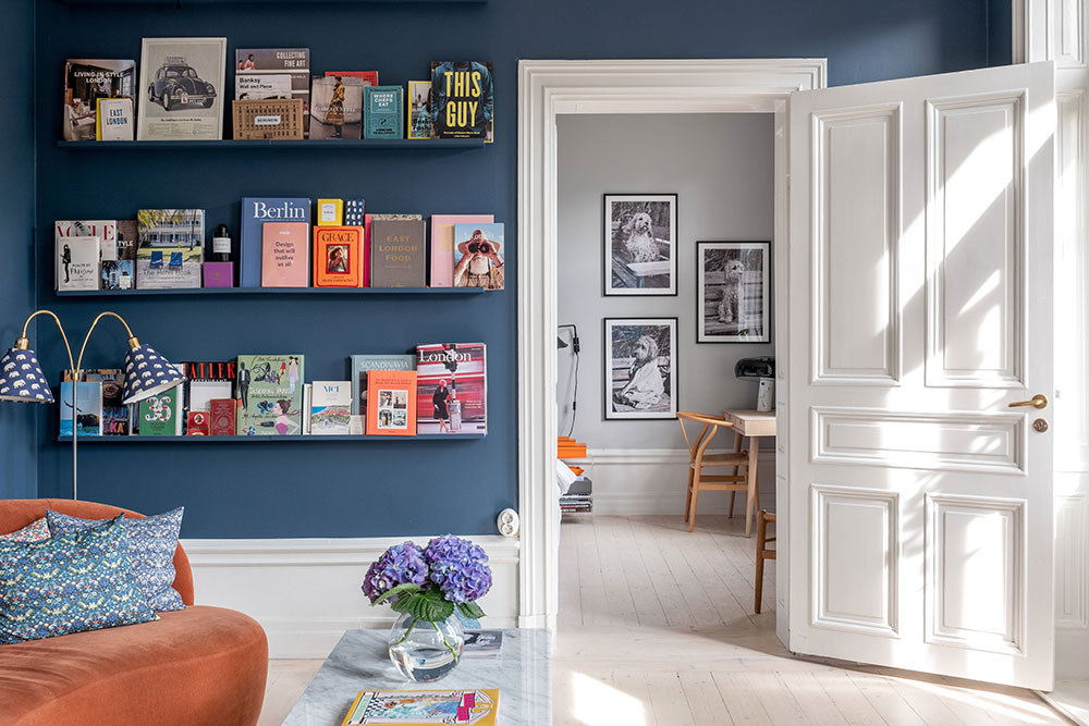 斯德哥尔摩活力蓝色公寓设计-22