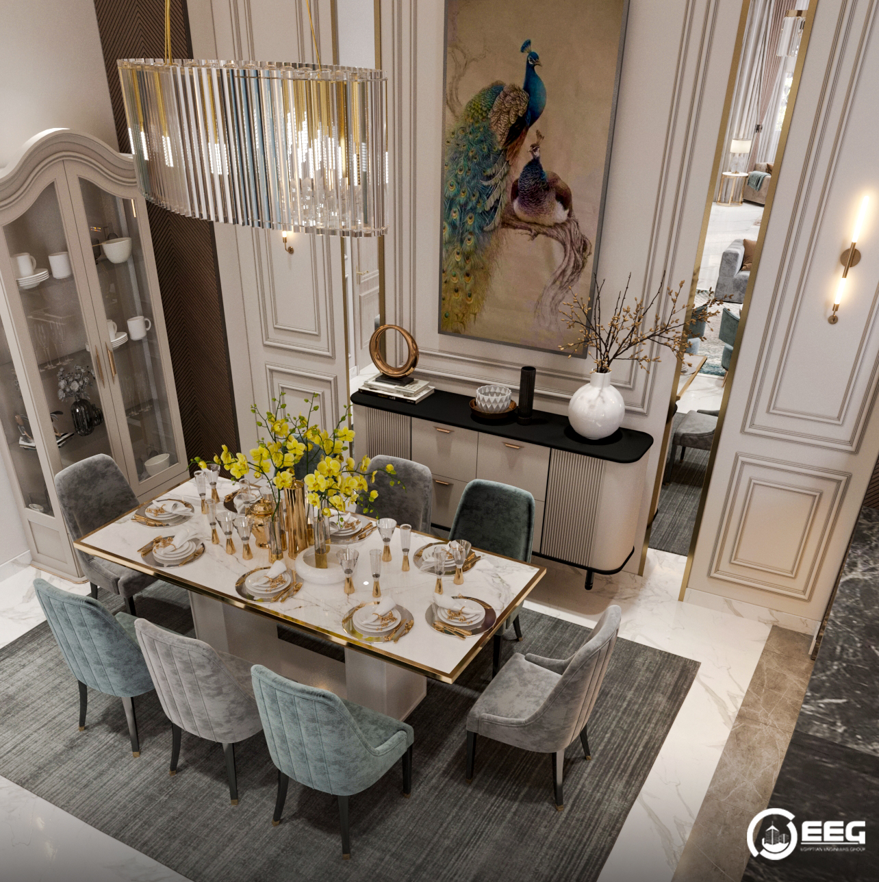 Reception Area 接待区设计丨埃及-29