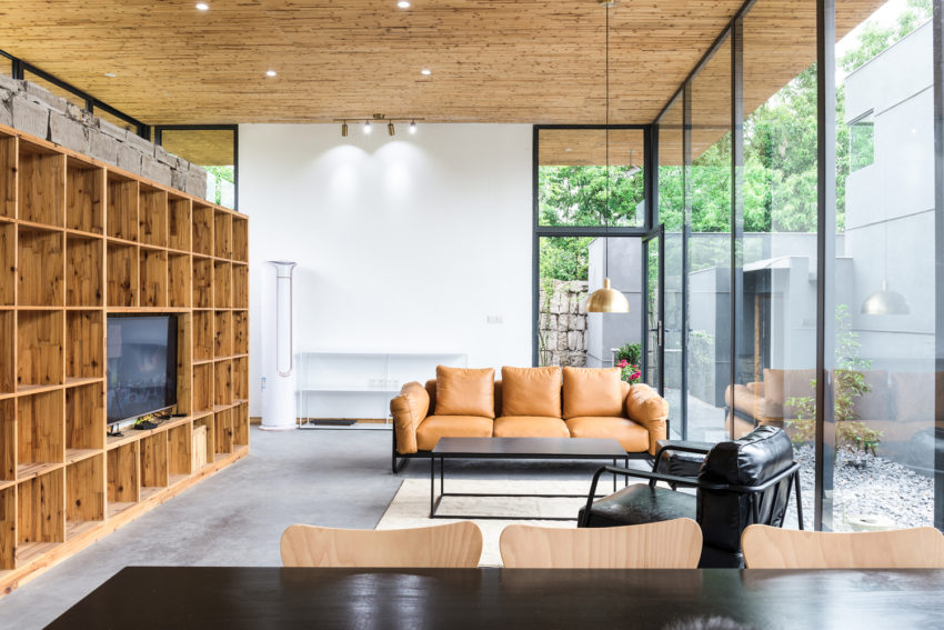 Unique and simple Rain House created by Describing Architecture Studio to blend traditional Chinese architecture and modern living 独具特色、简约的RainHouse，由描述建筑工作室，将中国传统建筑与现代生活融为一体。-22