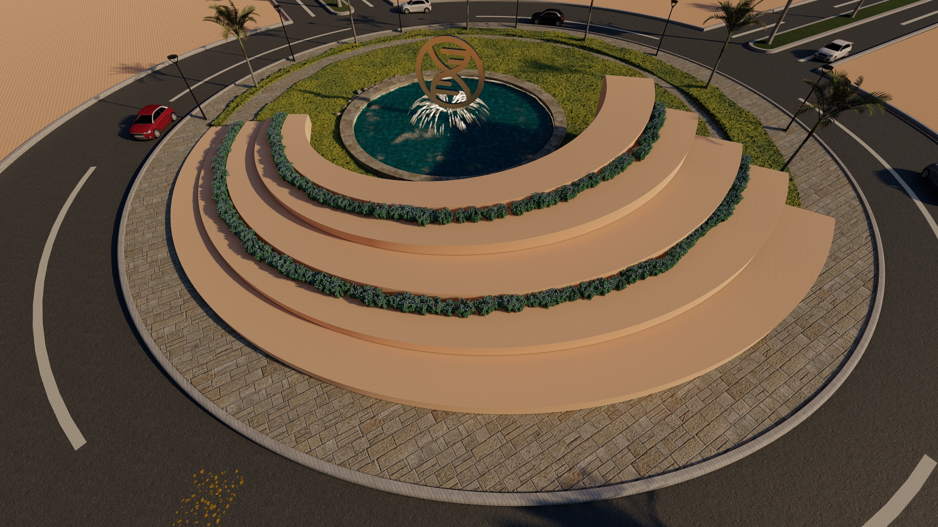 环形景观设计-19