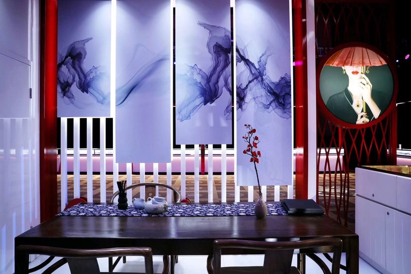 千叶珠宝清淡水墨限时快闪店设计-0