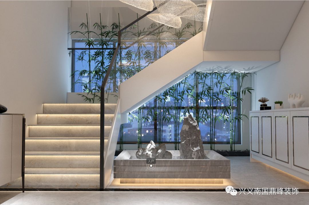 御景园轻奢现代风,女性设计师打造 500㎡优雅生活空间-14