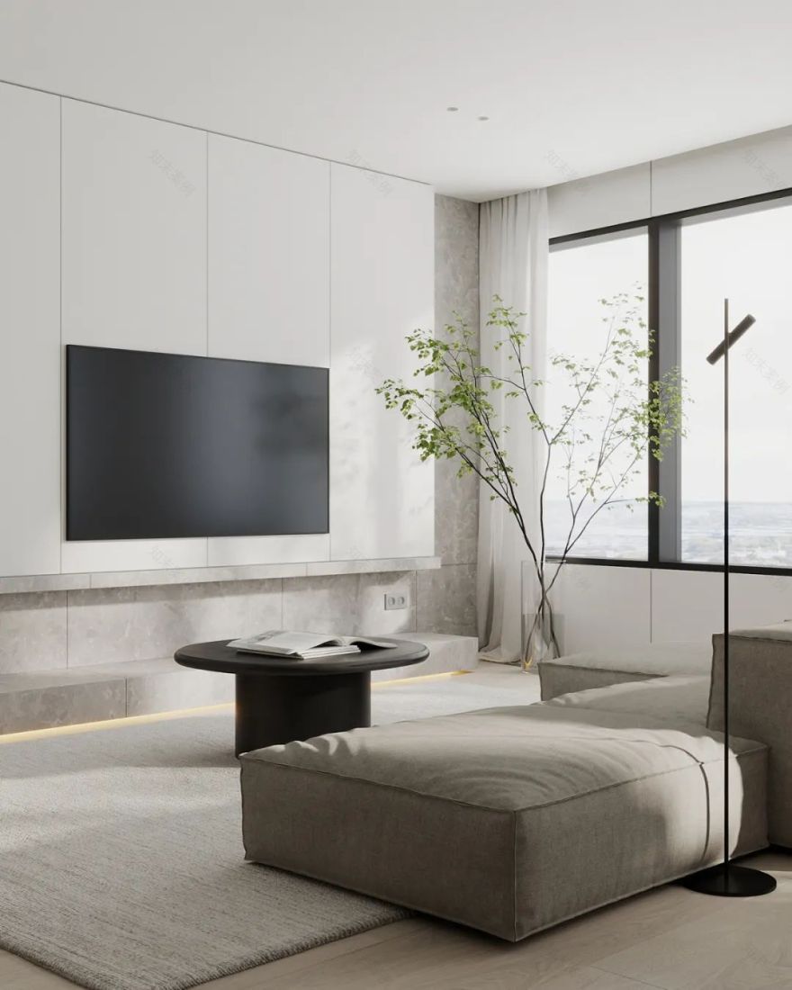 极简自然的 82㎡精致住宅丨Sofia Rubinskaya-0