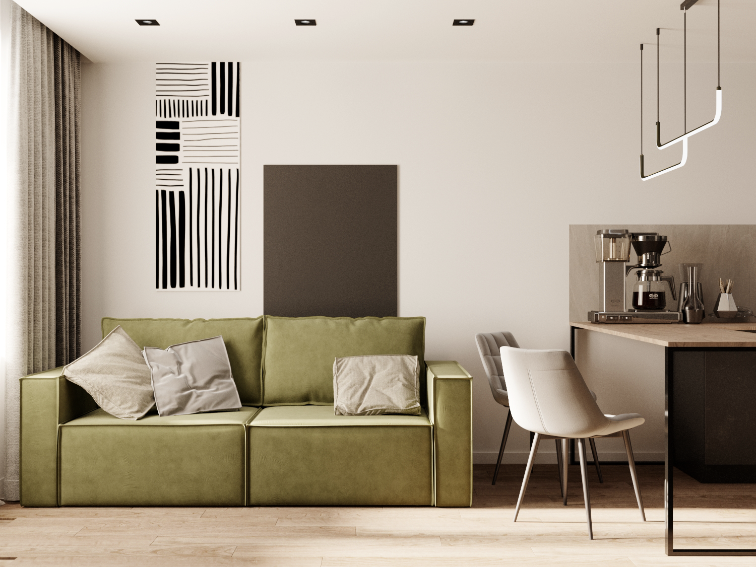 Дизайн проект квартиры под сдачу в аренду-1