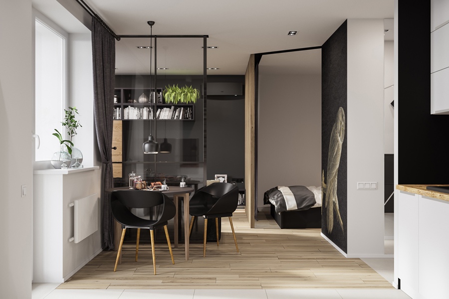 Проект квартиры 40 м. - Архитектурный журнал ADCity-3