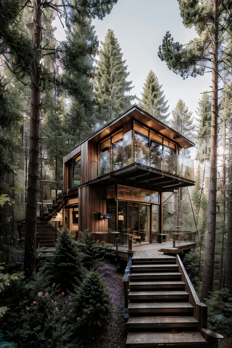 AI创意设计49-森林度假-4