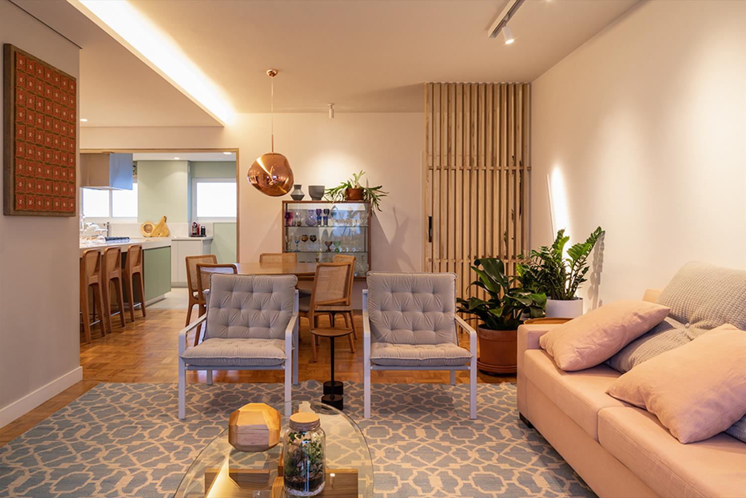 巴西 Apartamento Consolação | 木质美感与设计巧思的完美结合-13