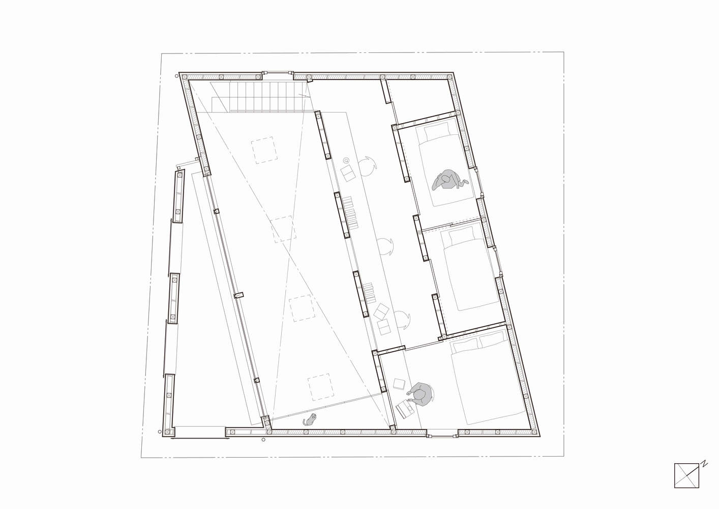 错位与对齐的完美结合 | 日本 Asaka 住宅-52