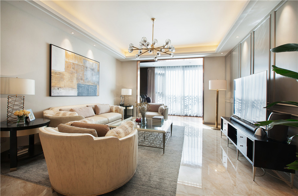 欢乐佳园现代前卫三口之家,精致轻奢生活空间-37