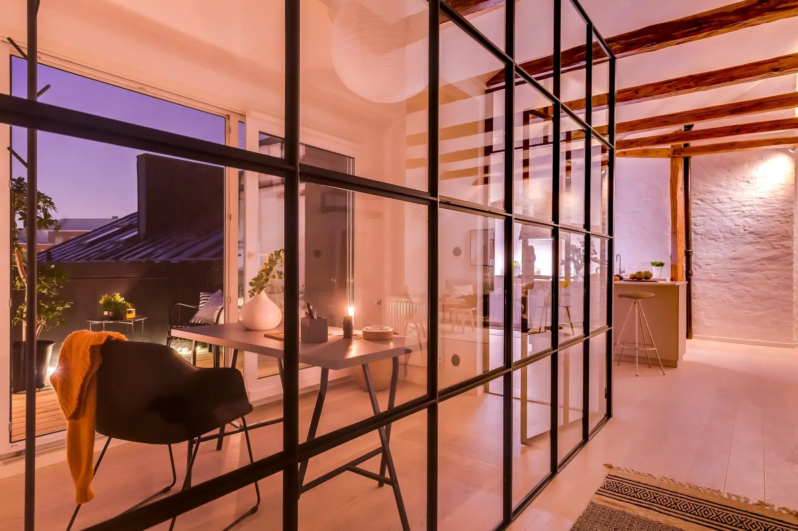 瑞典 85 平米公寓的梦幻夜晚-22