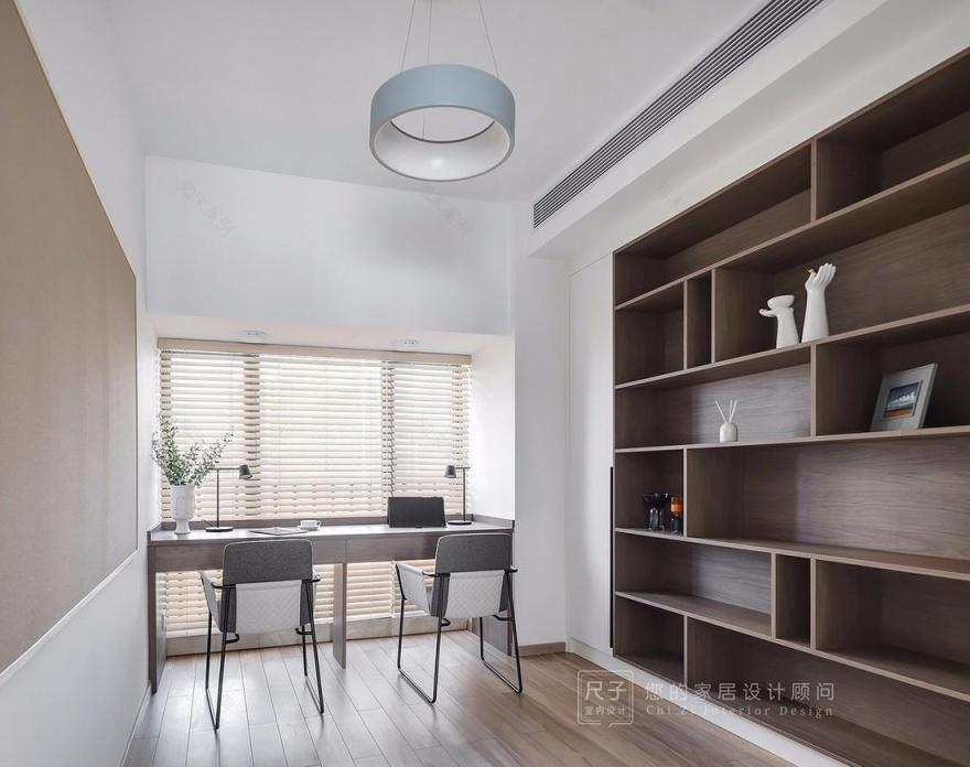 平层空间光影艺术,温柔木色演绎现代生活-26