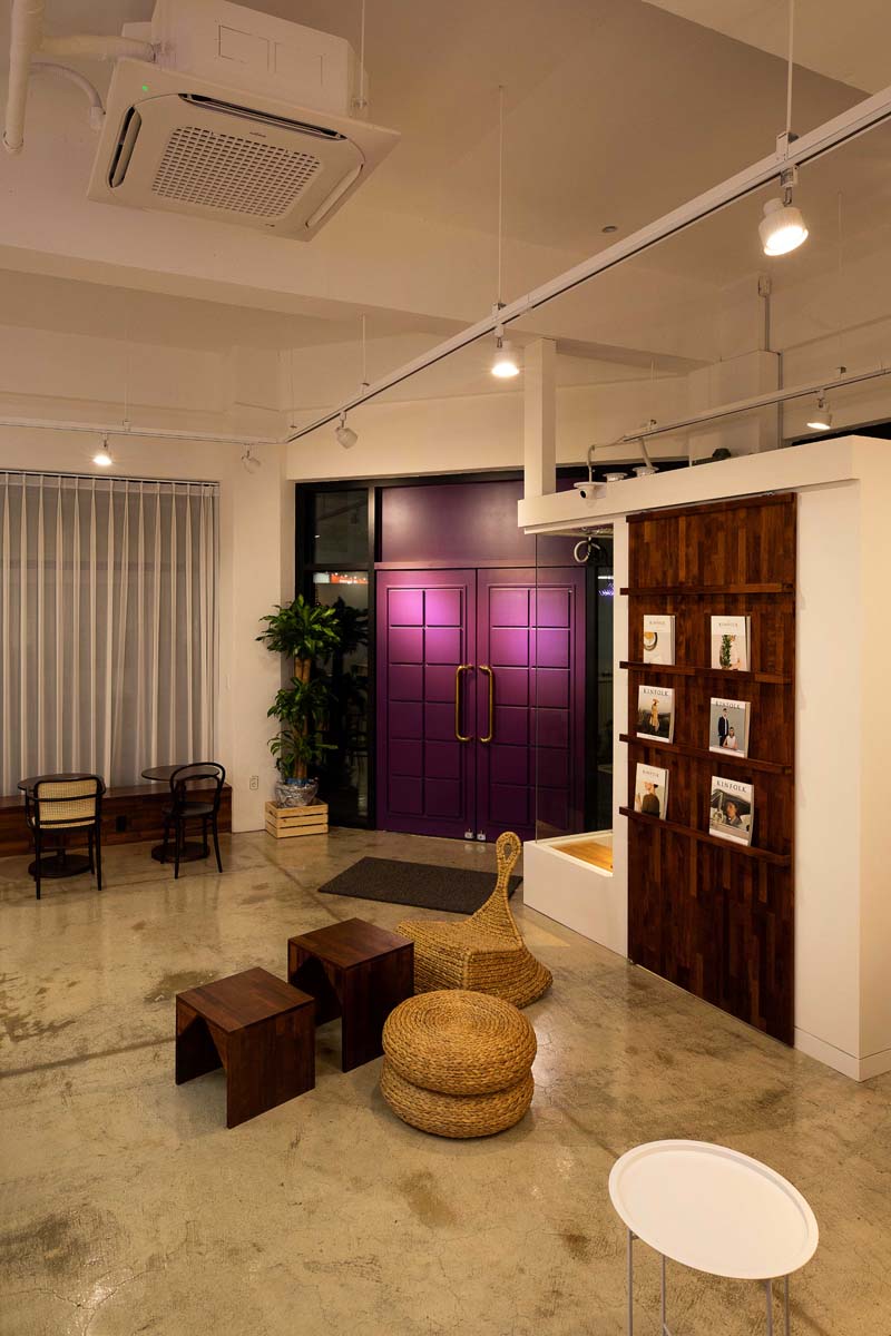 37 平简约咖啡厅，蓝门点睛之笔-17