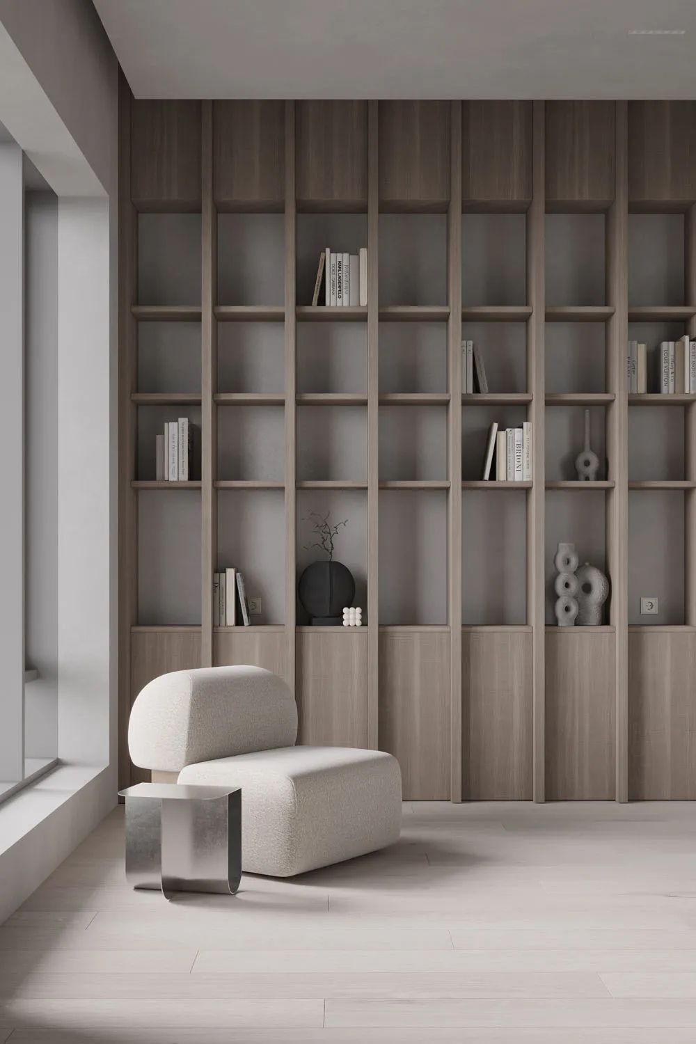 盐系简约,静美!灰白木色打造宁静家居空间丨星艺装饰广州总部-19