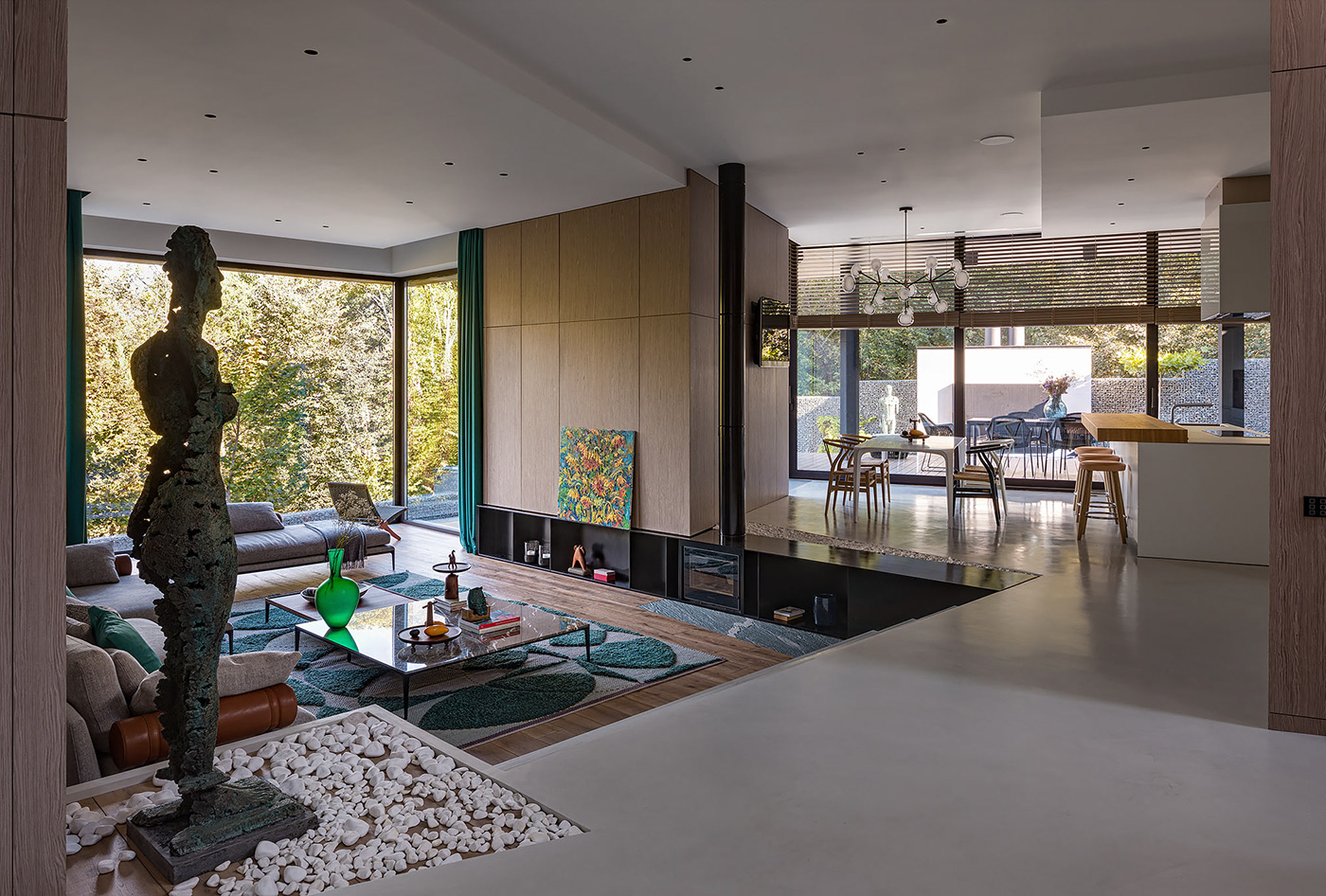 乌克兰基辅自然舒适别墅设计丨Oleksienko Architects-6