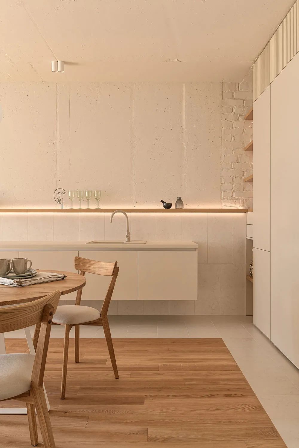 60㎡暖色质朴空间设计丨Denisenko Tatyana-23