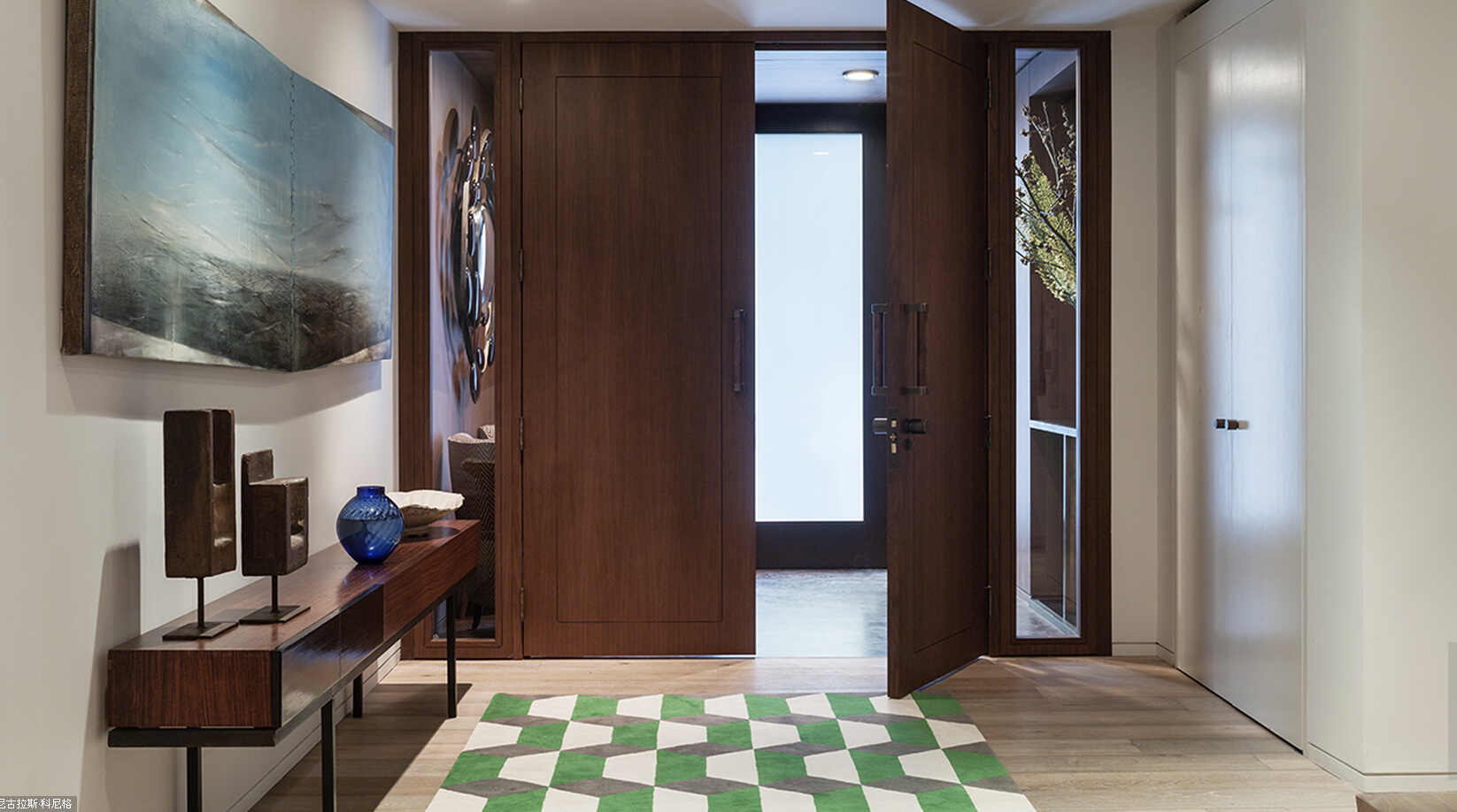 豪华别墅 现代风格Downing Street Townhouses 美国 纽约 别墅-8