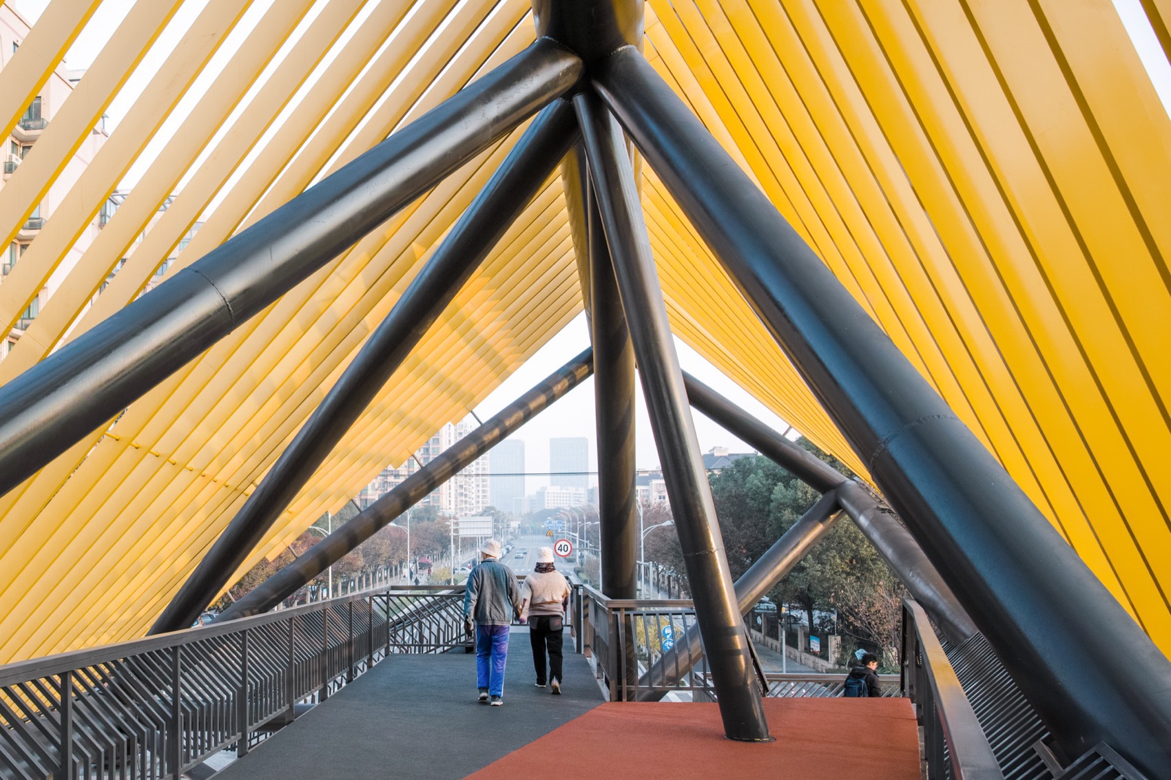 百穗桥·青浦南箐园北侧人行桥丨中国上海丨致正建筑工作室+博风建筑-37