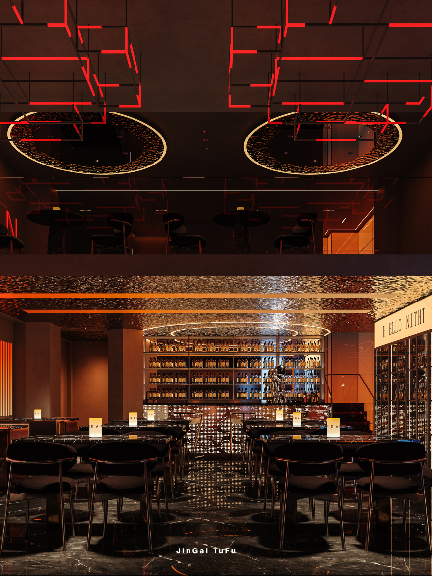 现代感十足的酒吧空间设计丨图夫 x 金该-13