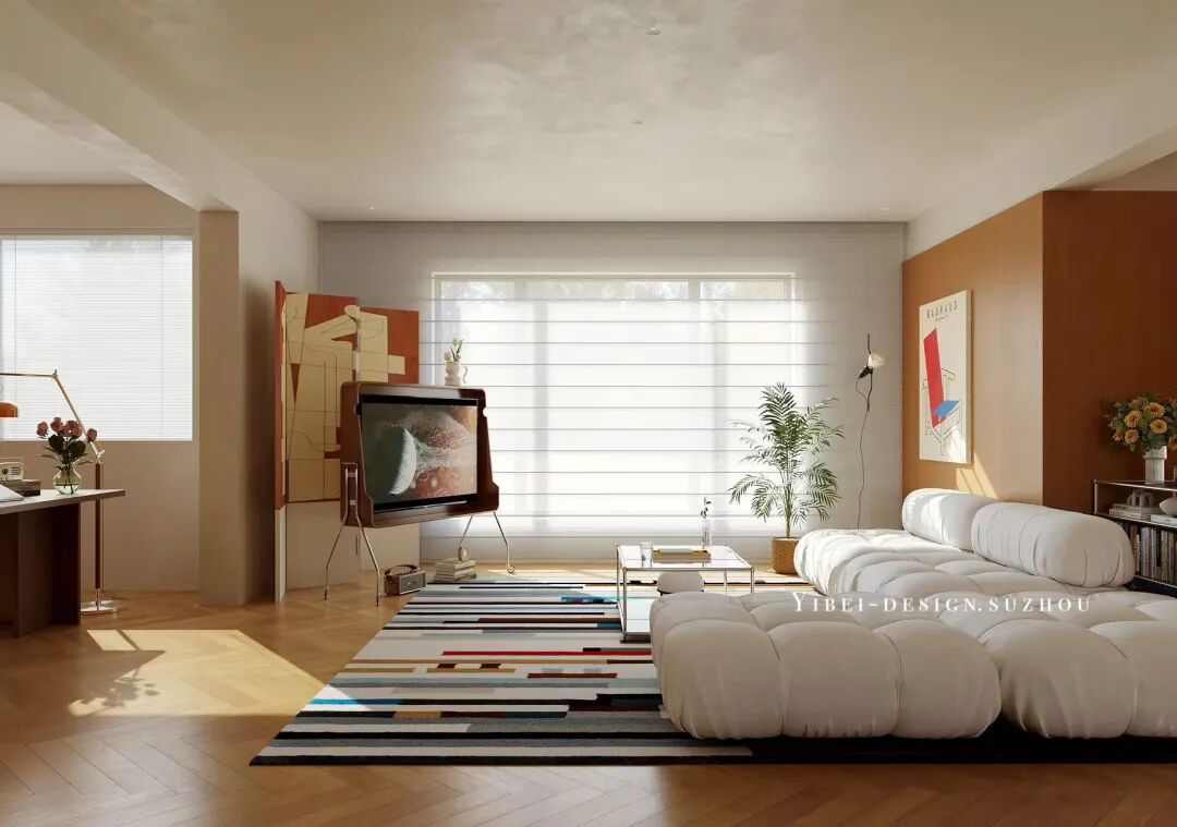 一体化客书房的秩序与浪漫 家装设计丨YIBEI DESIGN SUZHOU-2
