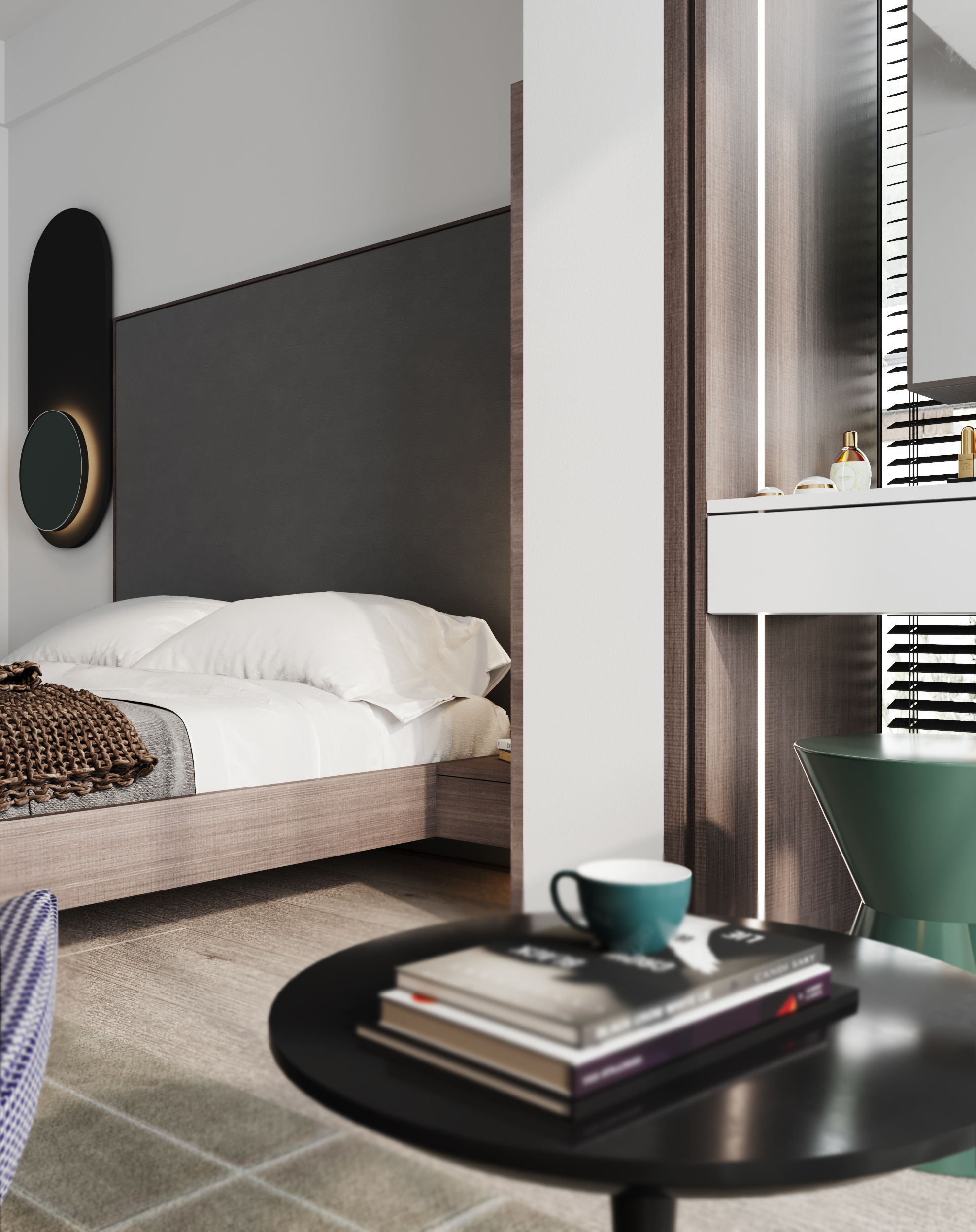 厦门林振宗设计事务所 | 现代简约风平层设计-23