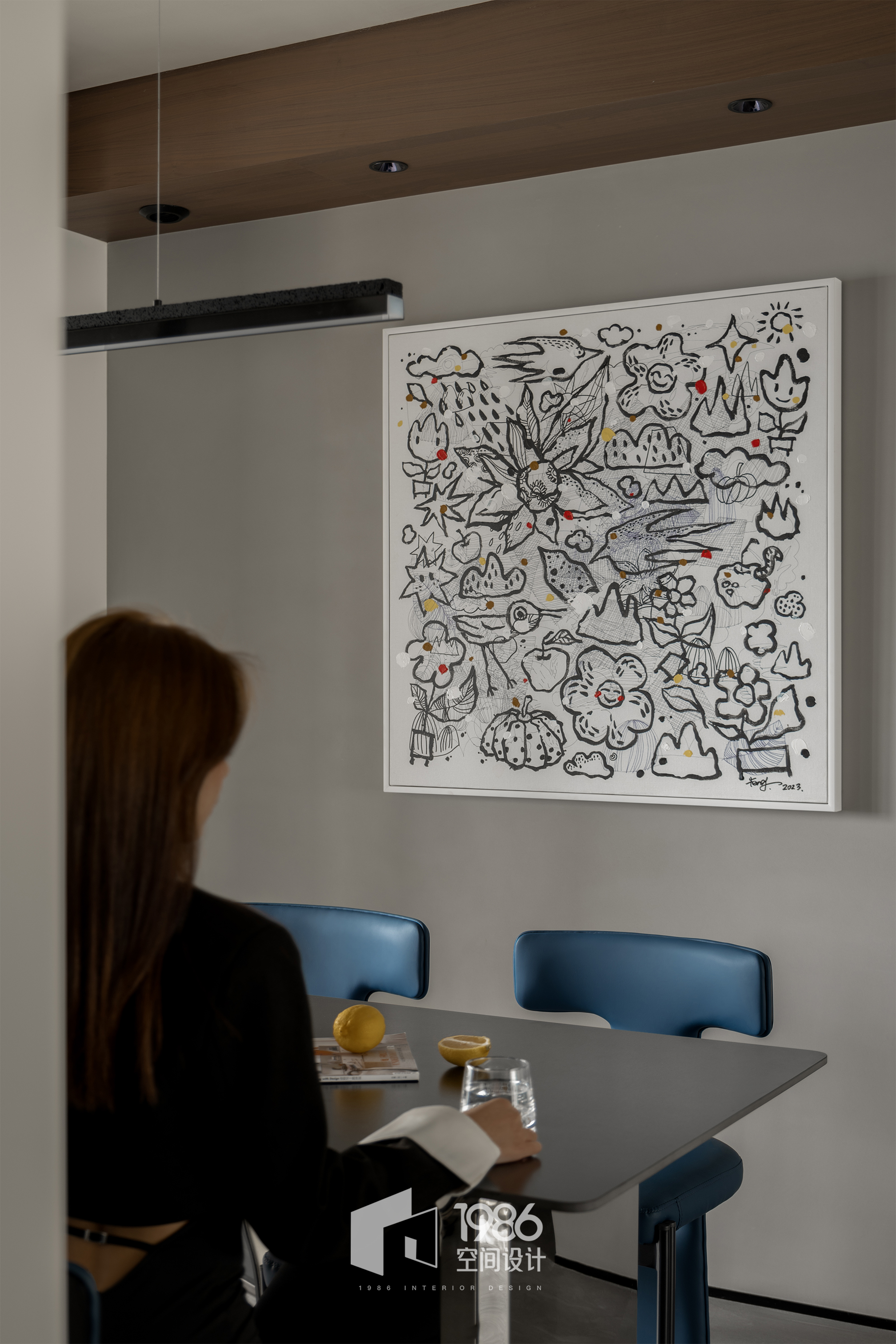 1986设计｜147㎡极简现代风，打破传统定义新现代设计-9