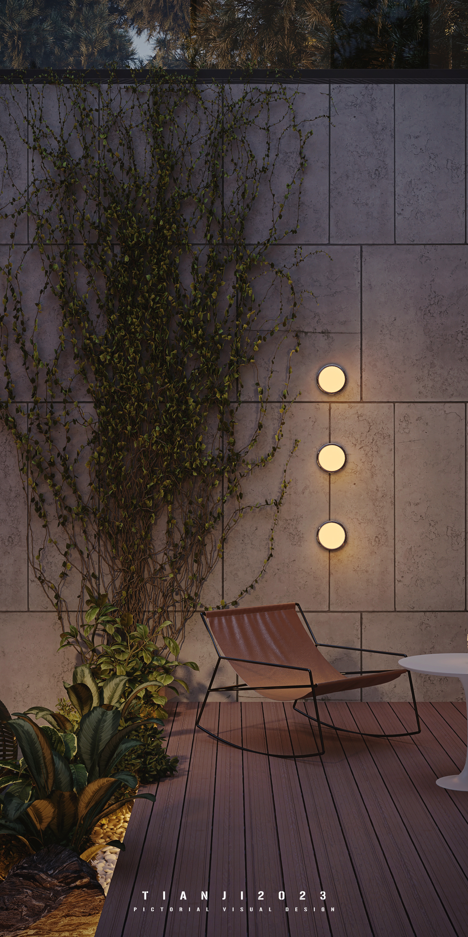 一套现代露台+酒窖-5