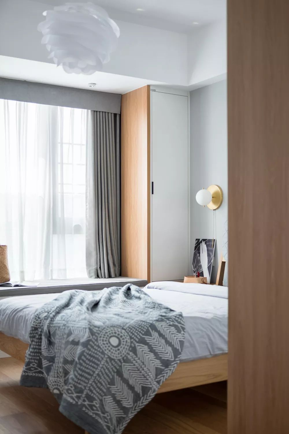 89㎡北欧小三房，原木质感打造舒适自然空间-50