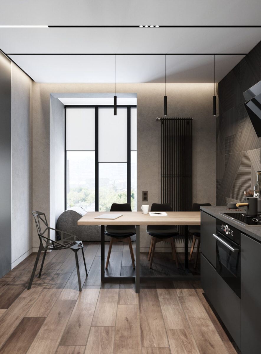 小而有趣的单身公寓室内布置-11