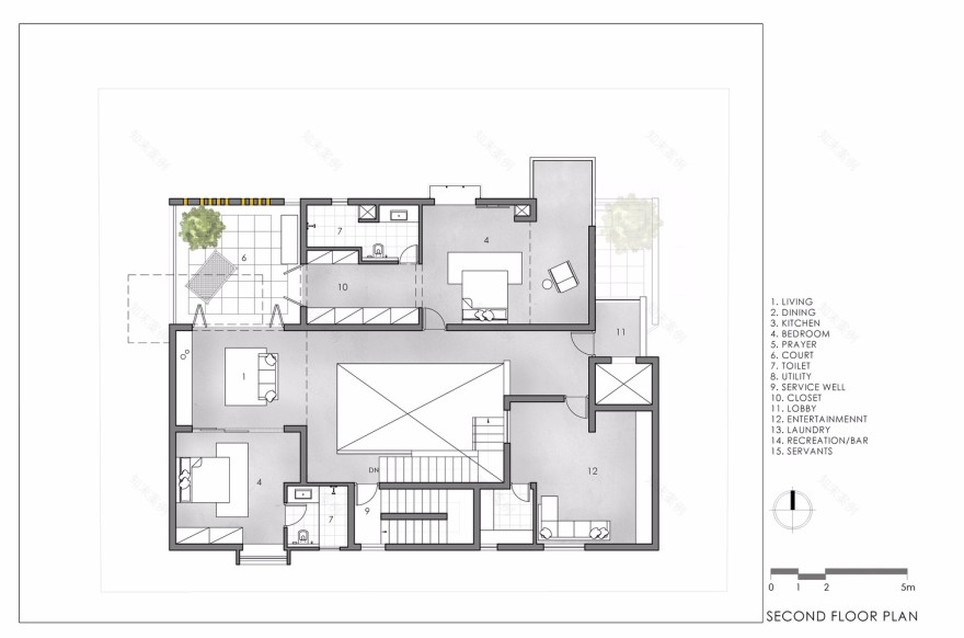 Spacefiction Studio 隐私与公开空间的“度”:Never-Apart-ment 住宅-64