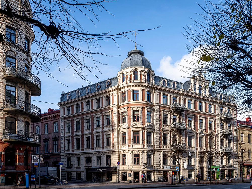 蓝色与白色的典雅公寓 | 哥德堡的瑞典设计之美-29