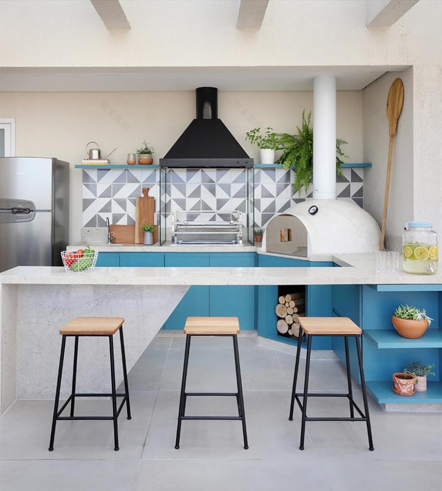 色彩斑斓的巴西公寓-1